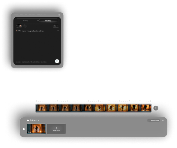 AI prompt interface in Artlist Studio
